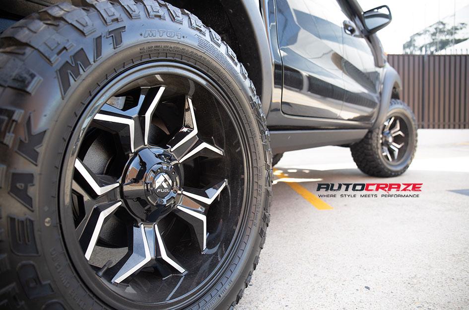 FORD RANGER AVENGER BLACK MACHINED FACE